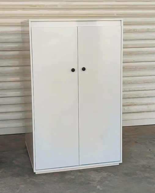 Rotating Wooden Shoe Cabinet – Multi-Layer Storage Organizer