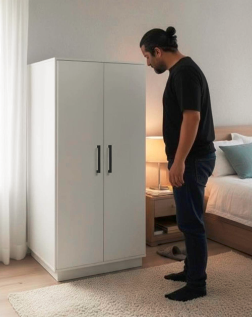 Rotating Wooden Shoe Cabinet – Multi-Layer Storage Organizer